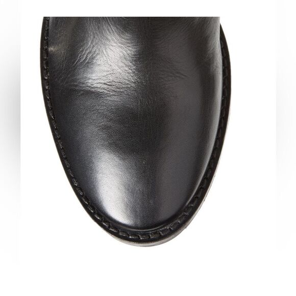 NWT Seychelles Drama Black Leather Knee High Riding Boots 6 - Picture 6 of 10